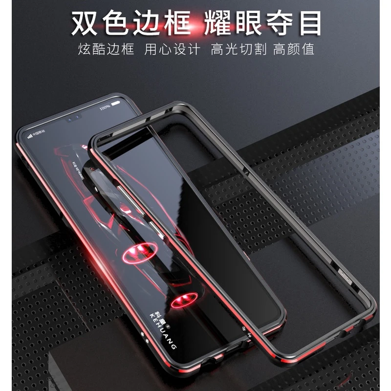 华为Mate30金属边框式双色锁螺丝nova5i手机壳保护套极光亮剑适用