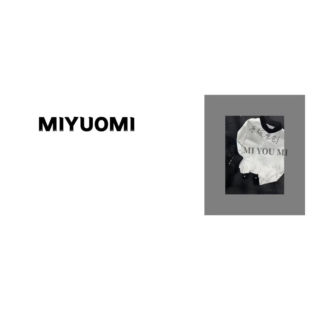 MI YOU MI 2024秋季 小众设计师款百搭拼接衬衣 2408B1177