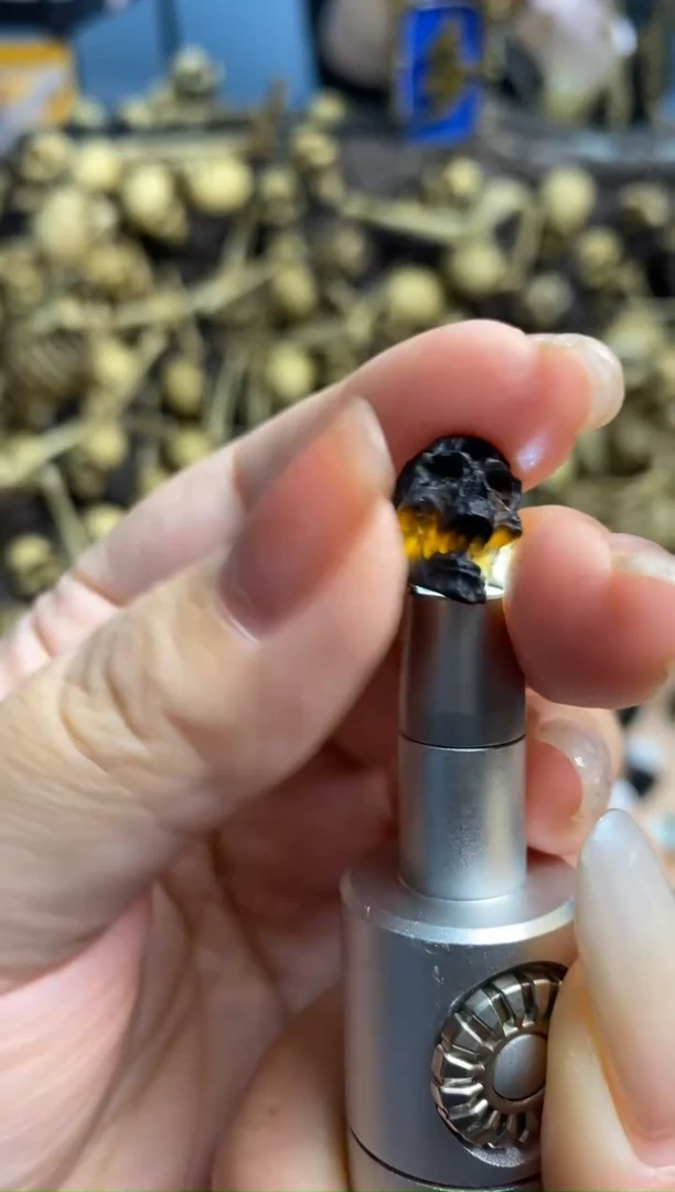 【闪购商品】玛瑙/玉髓颈饰未镶嵌黑三张竖特9