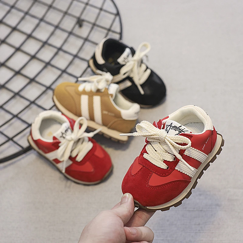 学步鞋小童时尚阿甘鞋男童运动鞋春秋新款婴儿儿童防滑软底女宝宝