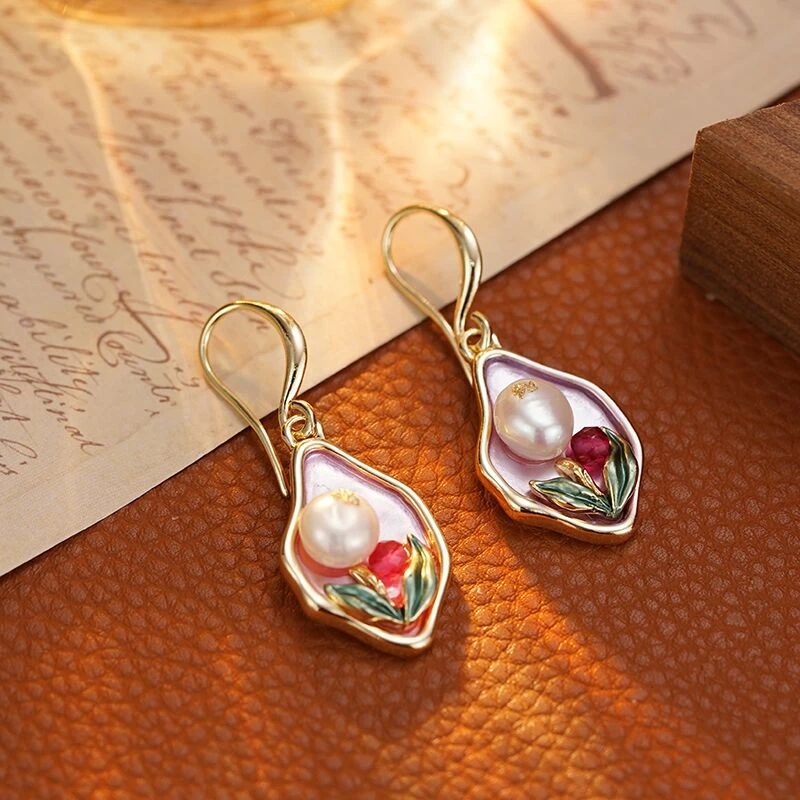 铜合金耳饰 5845 复古巴洛克时尚宫廷风法式小众优雅经典挂钩耳坠