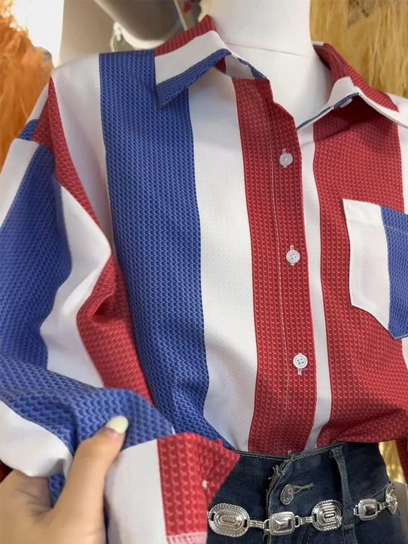 2024网红爆款设计感三色雨布衬衣polo衫外穿男女同款创意油布衬衫