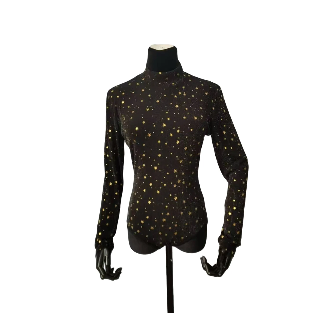 【旺角名品购A0017】掉星星！！！介意勿拍！！！星星微透性感百搭定位衣