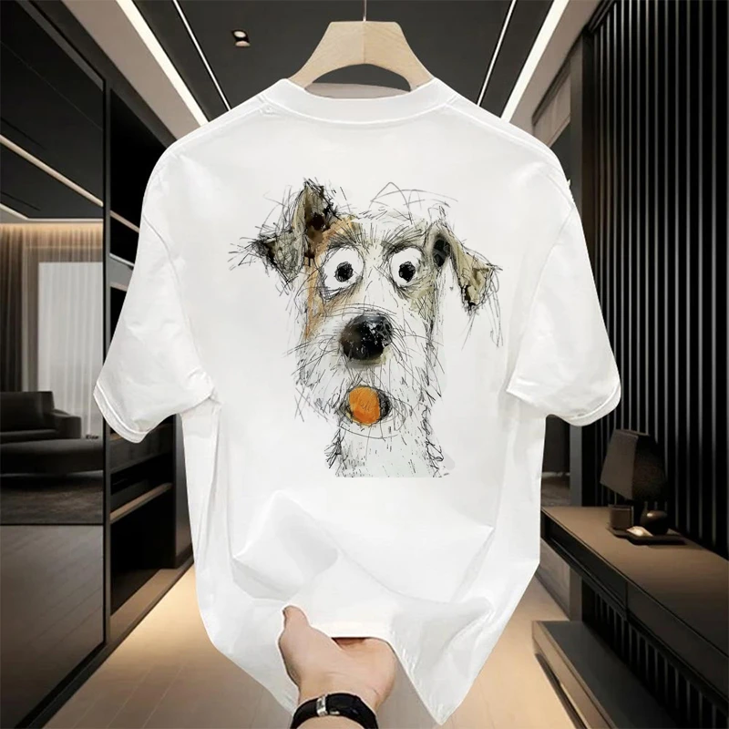 嘻哈潮牌短袖t恤男女大码胖子200-300斤重磅纯棉洋气痞帅美式上衣