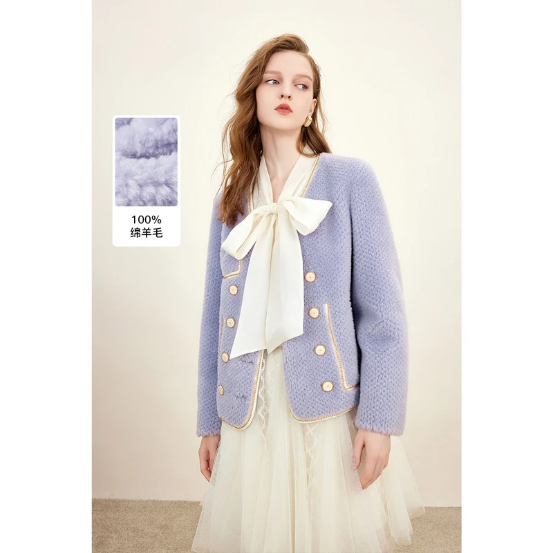 missCOCOON冬季新款经典通勤小香风外套