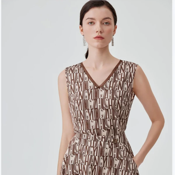 赢智尚全棉印花小H型宽松背心ZG00194