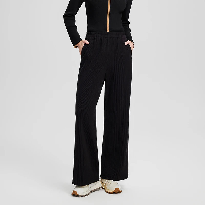 【白桦专属】赢智尚秋季新款黑色阔腿加长裤女休闲时尚ZV02467