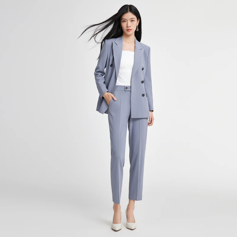 【福利】赢智尚经典小X型六粒扣双排扣西装外套ZA01447