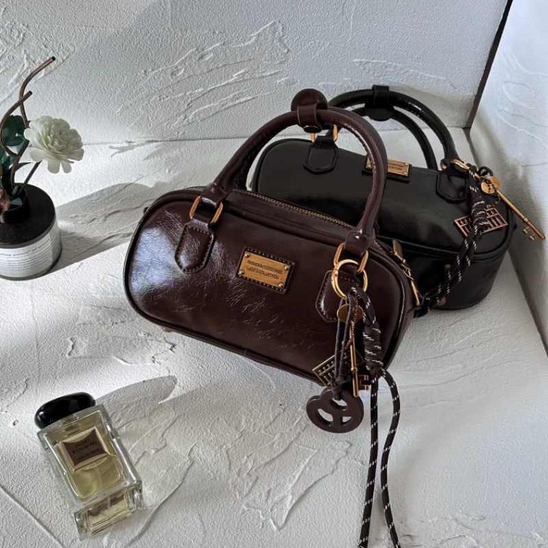 【赛赛订制】波士顿劳拉时升级款保龄球枕头包高级感单肩斜挎手提包