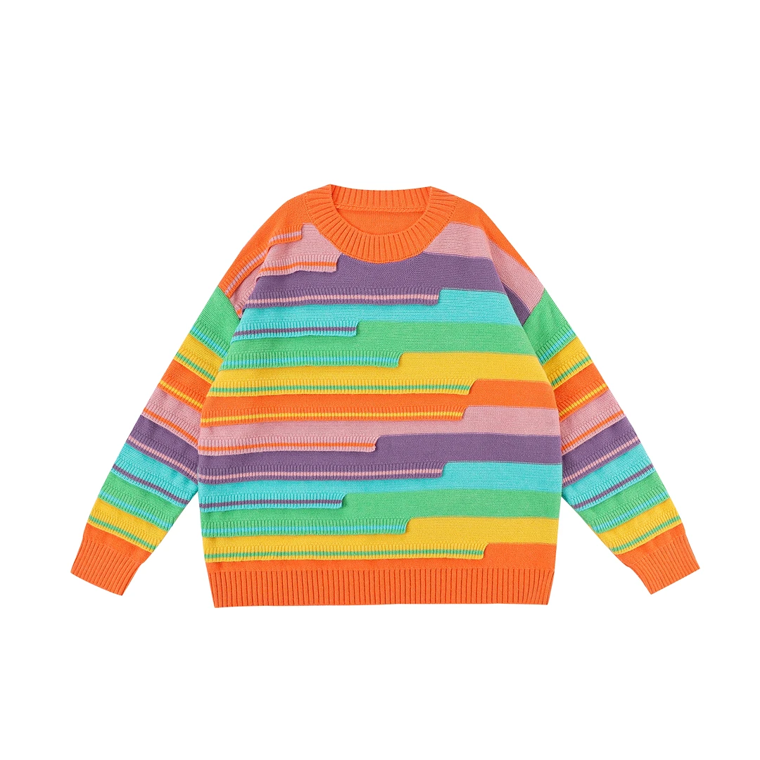 秋冬季新款设计感宽松百搭显瘦慵懒风中长款减龄重工长袖针织毛衣