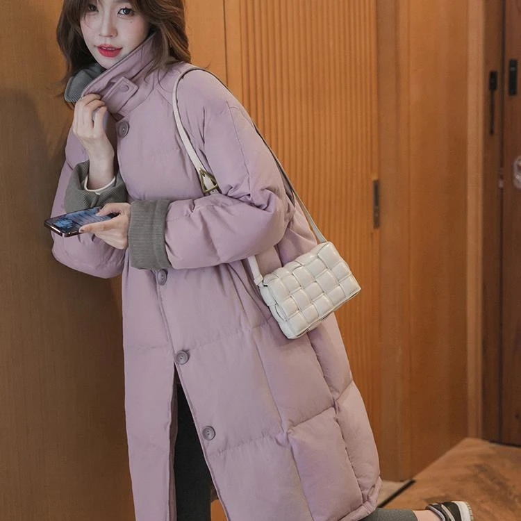 【年终大促】小谷粒高品质中长款羽绒服女外套韩版时尚加厚冬款