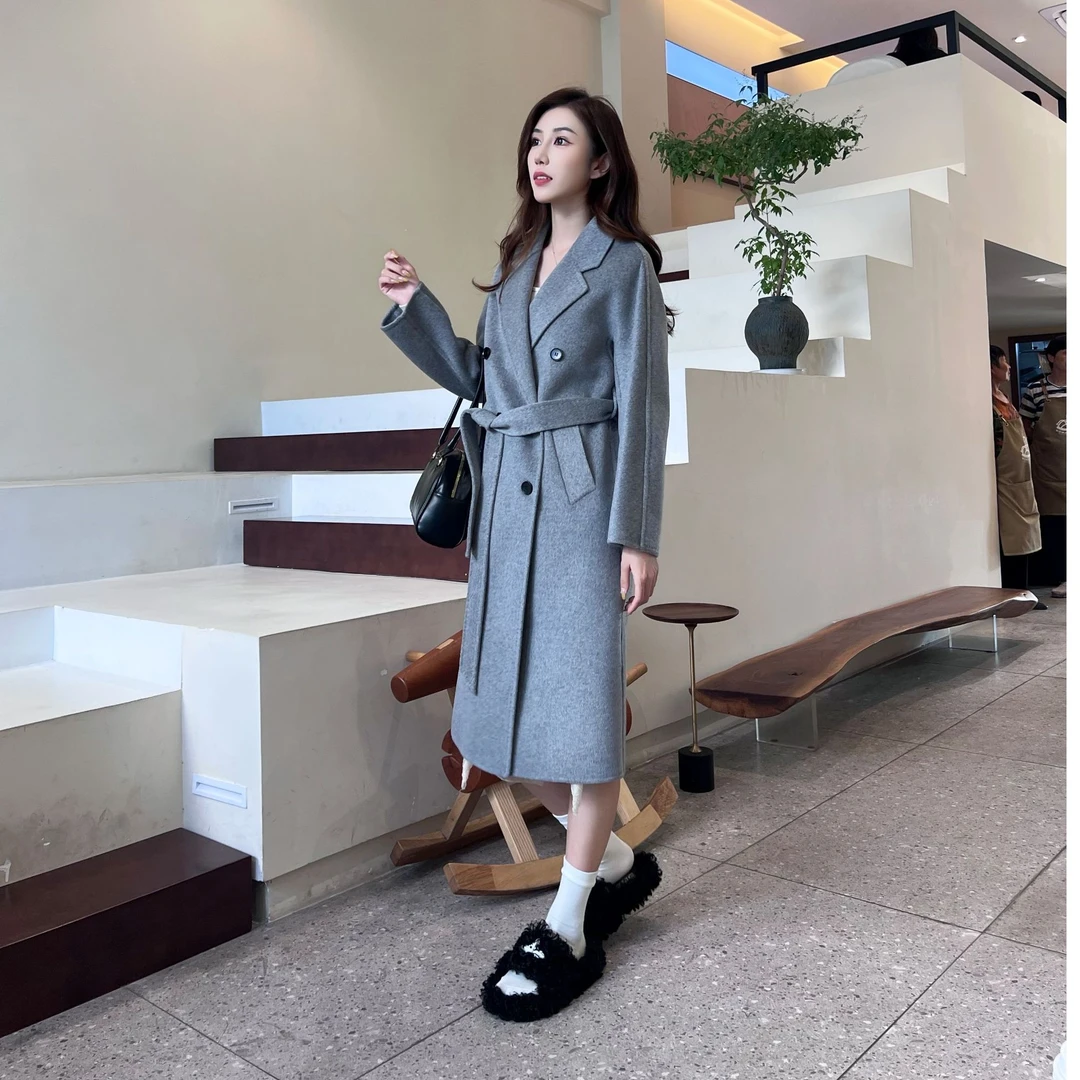 2025新款高级感纯羊毛秋冬时尚大衣