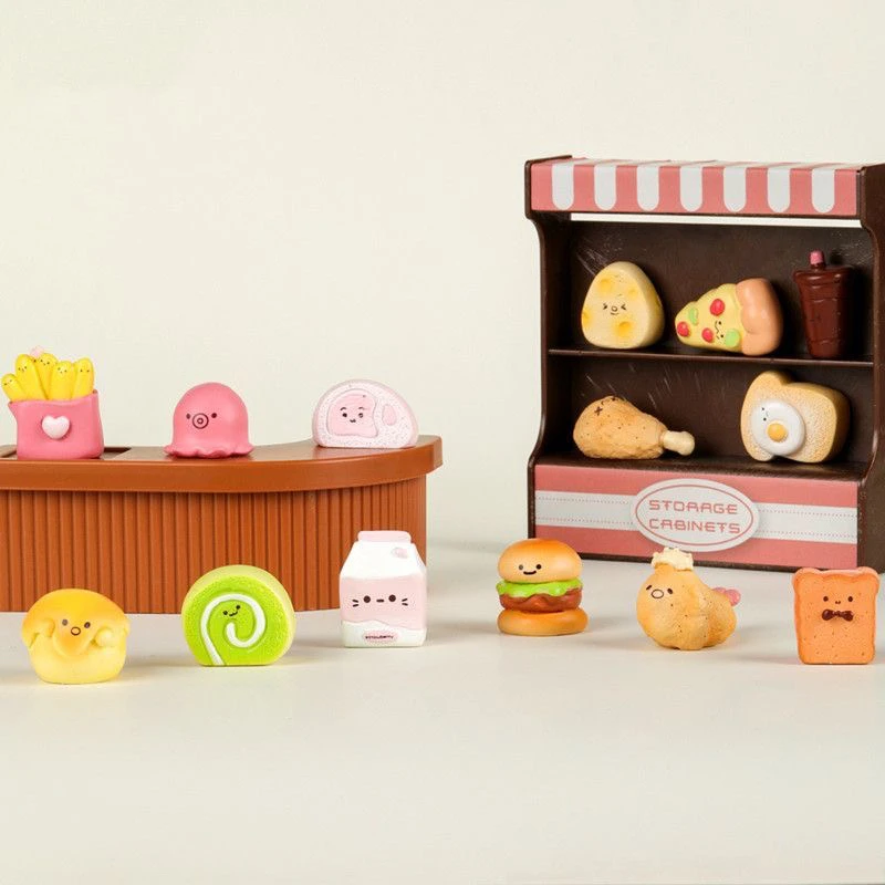 【卡通美食食玩】“啾咪家”diy树脂立体摆件