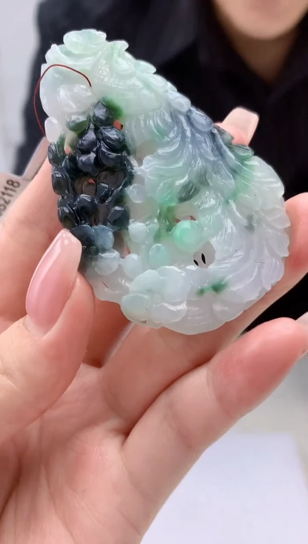 【闪购商品】定制翡翠未镶嵌5145jj-毛货挂件21