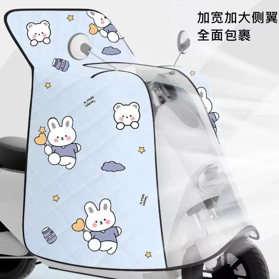 全包遮阳双口袋高清透明膜夏季挡风被