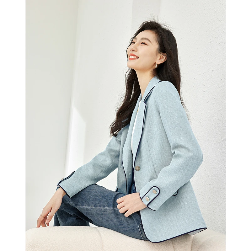 【小云总专属】梵希蔓秋季新款休闲西装外套设计感小西服M2791