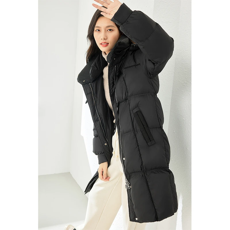 【程总专属】梵希蔓百搭保暖厚羽绒服极简风帽子可拆外套50636