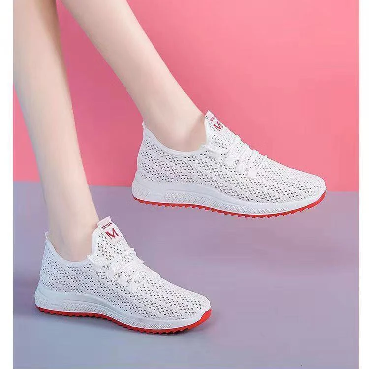 夏季新款透气镂空网面鞋轻便防滑耐磨休闲涉水舒适开车跑步