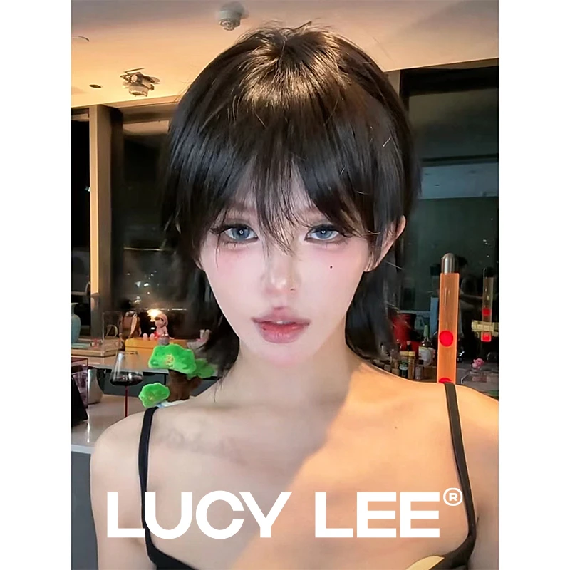 LUCYLEE【免戴发网免修剪-暮光爱丽丝】精修鲻鱼头假发小圆圆不圆XT