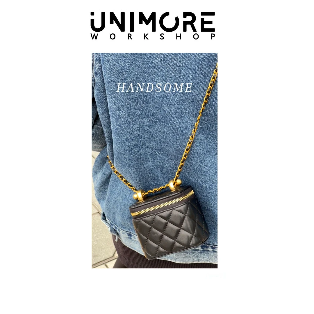 卷毛家手工斜跨小盒子包120