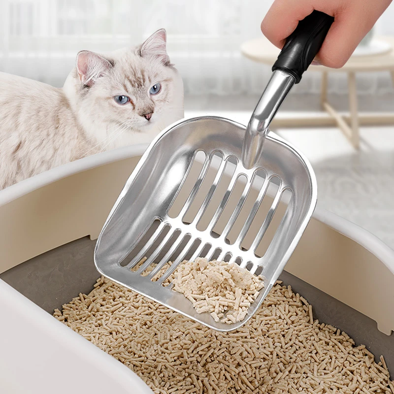 猫砂铲子猫屎铲屎神器细孔金属大号豆腐砂膨润土猫砂铲用品分区