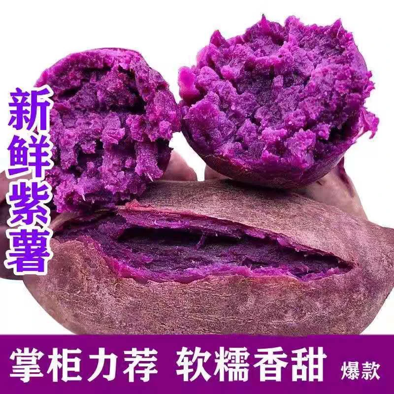 【香甜粉糯】广东新鲜沙地紫薯地瓜粗粮红薯粉糯香甜板栗番薯地瓜