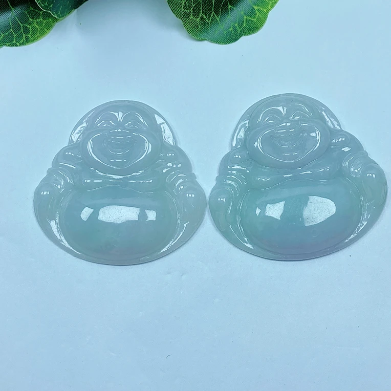 天然翡翠a货佛公吊坠多样性发其一（尺寸51-52.5-7.5mm）