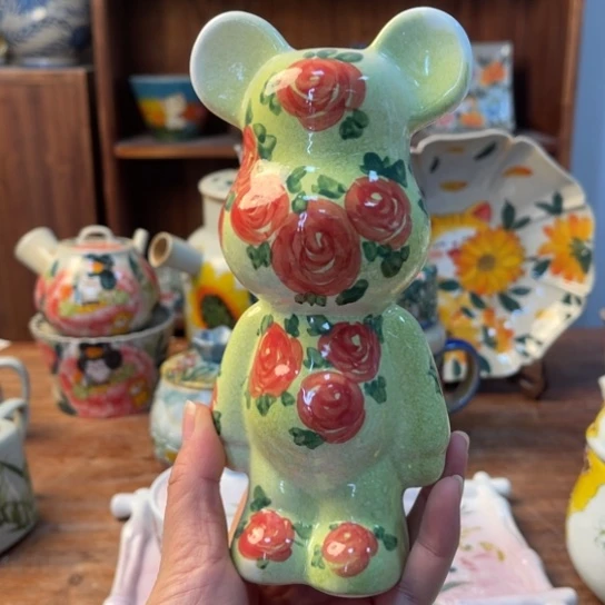 瓦当景德镇釉下手绘陶瓷