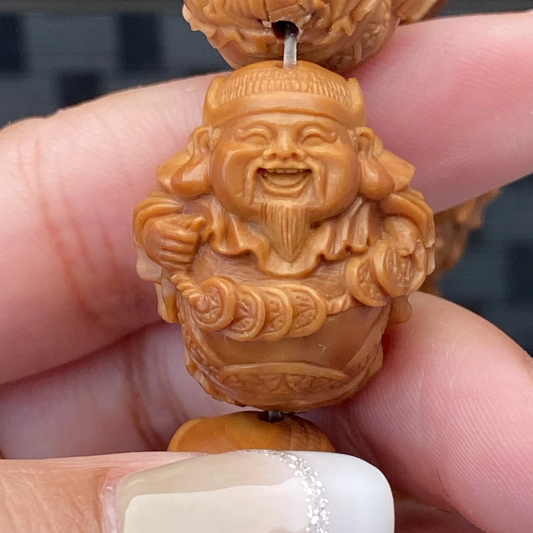 橄榄核方便活动手串脖挂单颗