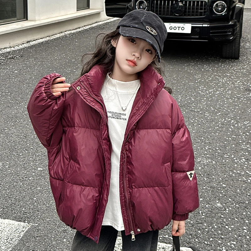 女童棉衣冬装2023新款洋气儿童冬款加厚手塞棉服女大童冬季外套潮