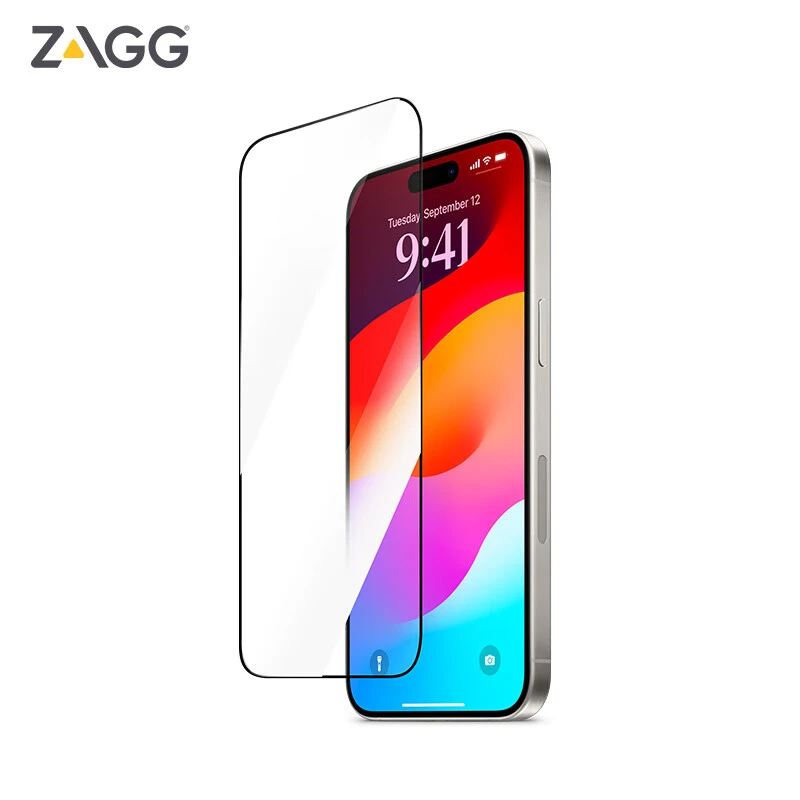 ZAGG/自格全新未使用ZAGG 高清防静电全屏钢化膜 iPhone15系列