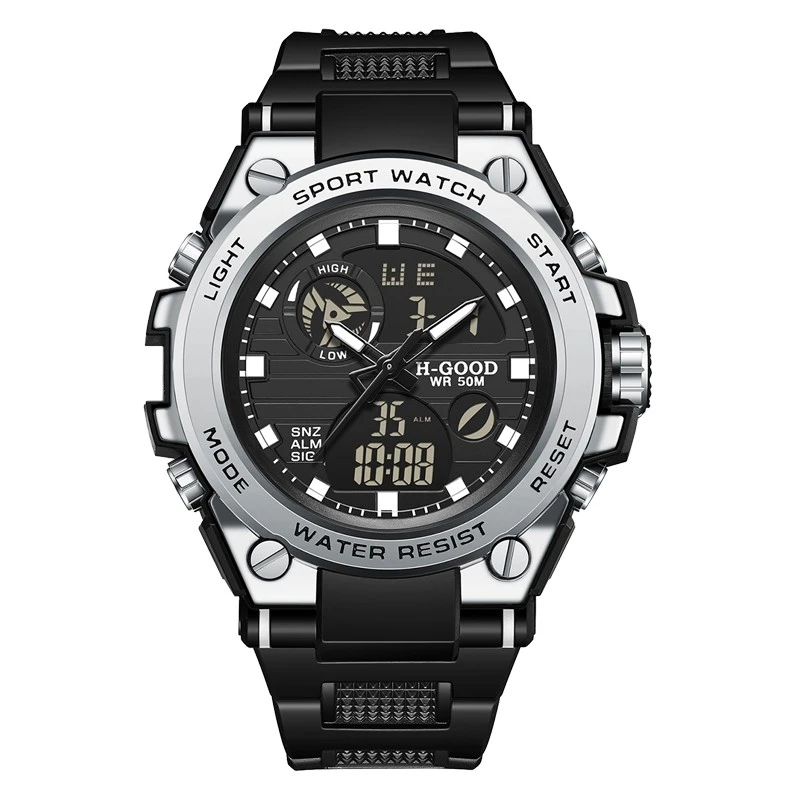 2023新款学生手表男防水防摔爆款运动高颜值中学生电子表电子手表