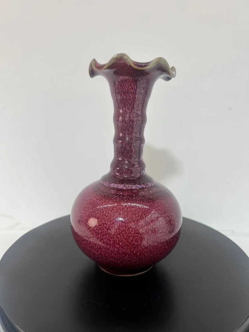 钧瓷花瓶（高度19）