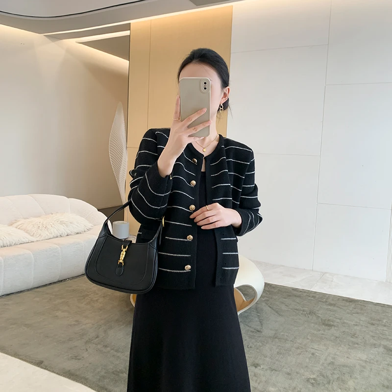 ZMA孕妇装【流苏条纹裙】秋装针织条纹开衫上衣春秋时尚孕妇背心裙