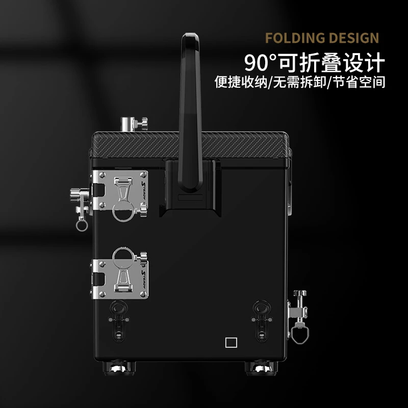 雷臣XR-911不锈钢双伞架通用可折叠钓鱼伞架手工一体加厚适用颜色