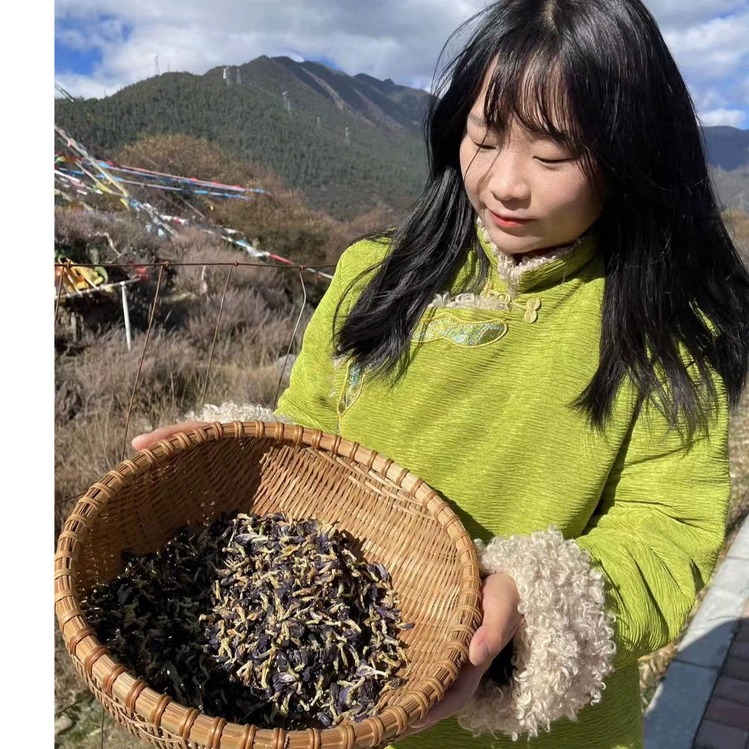 （小青在西藏）西藏蝶恋花 雪域高原花茶 泡茶煮水