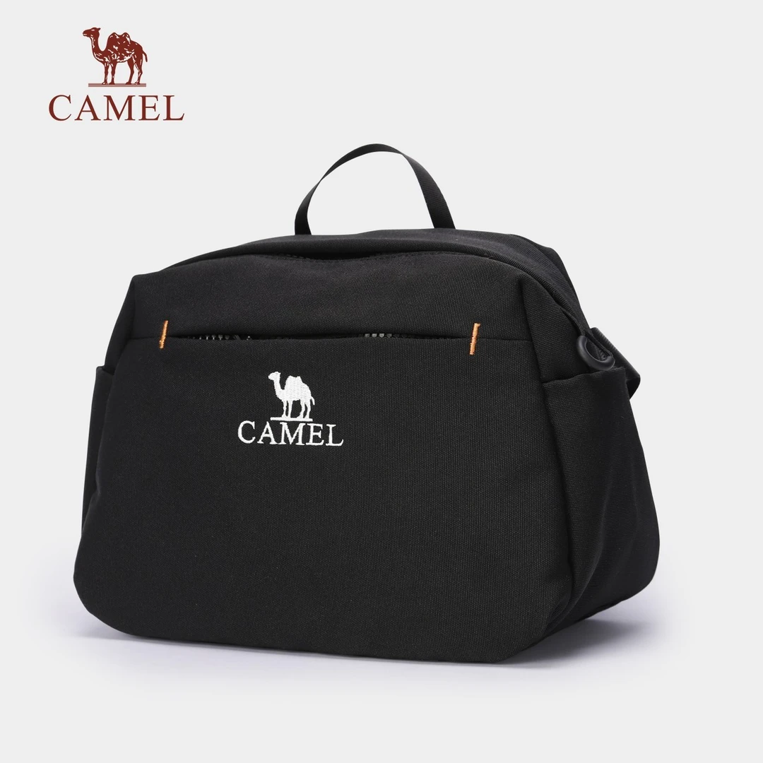 骆驼户外运动简约时尚纯色休闲包百搭轻便单肩斜挎包男女同款潮流