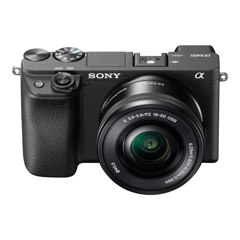 Sony/索尼A6400直播vlog视频微单4k高清美颜自拍半画幅入门级相机