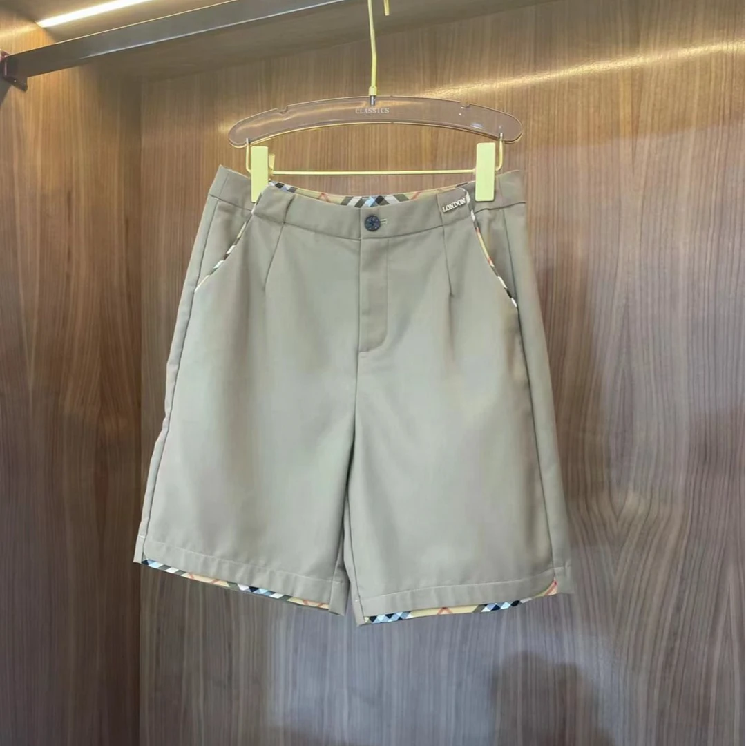 新款夏季高腰外穿A字五分休闲短裤174340