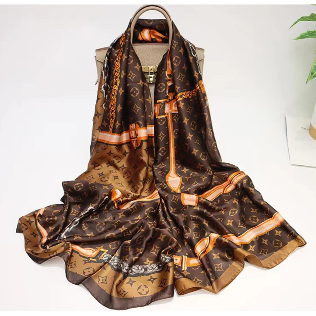 气质星星图案丝巾新款秋冬女百搭（自主品牌）