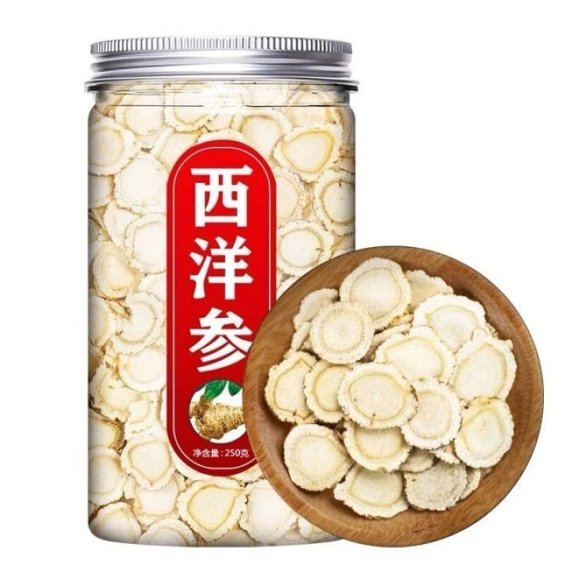 正宗长白山西洋参片花旗参手工切片含片泡水煮水农产品可搭配枸杞