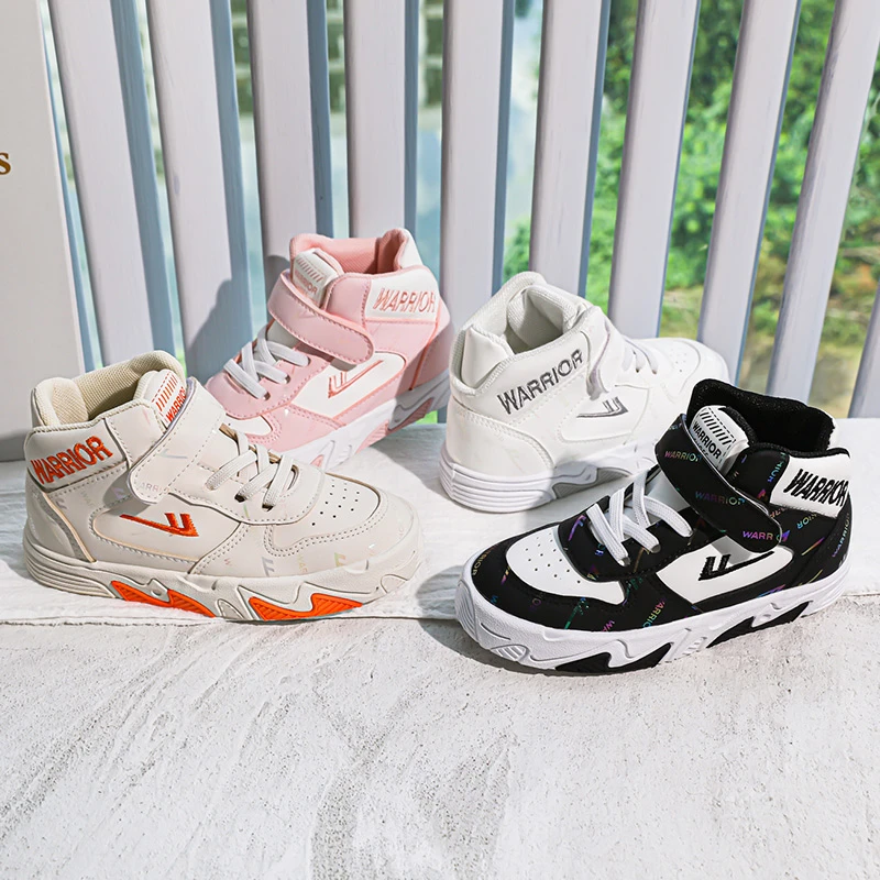 回力童鞋儿童高帮板鞋2023秋款男童运动鞋女童中大童透气潮1109