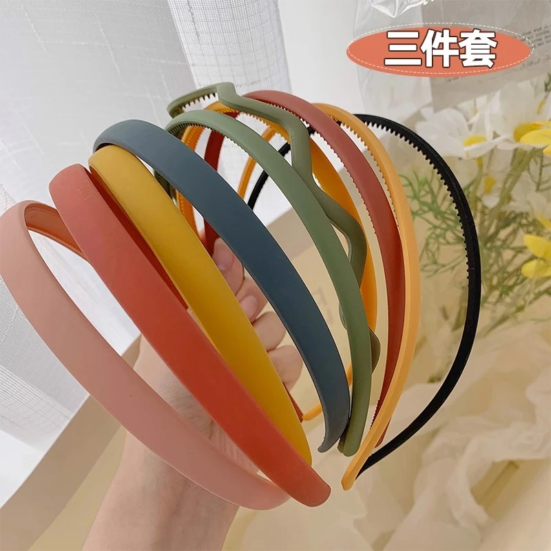 哎蓓妮 非金属树脂发饰 化妆洗脸专用细发箍女百搭外出简约发箍