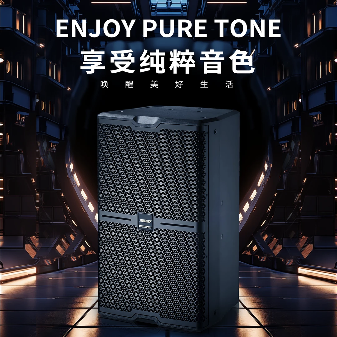 EV-12寸专业演出舞台重低音音箱无线环保动态大功率广场舞唱歌