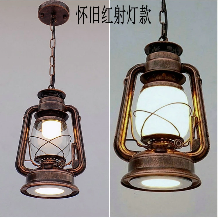 马灯复古仿古灯欧式怀旧马灯吊灯射灯装饰品农庄灯饰灯具美式户外