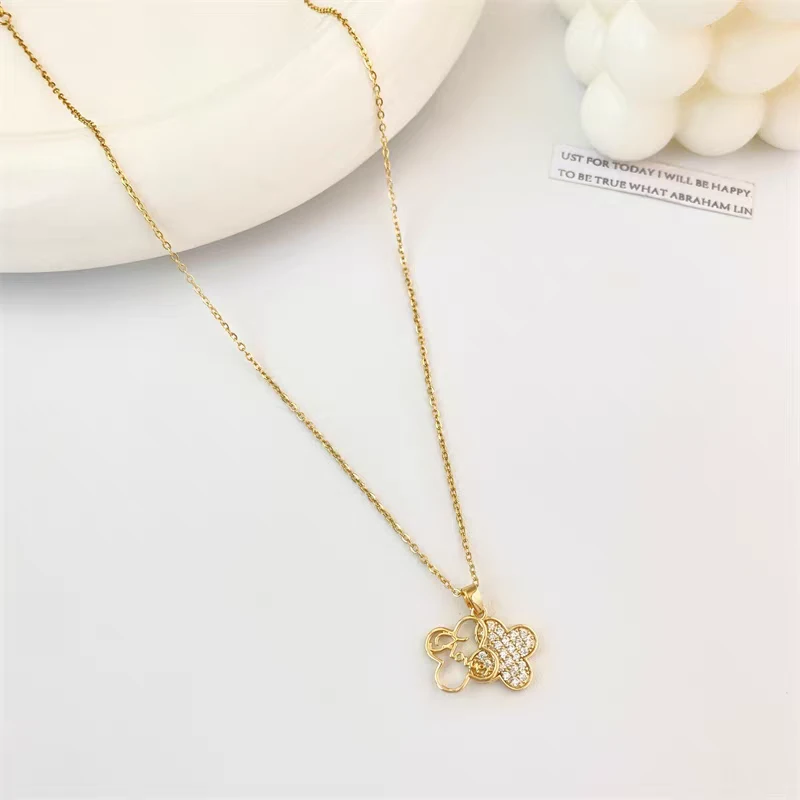 钛钢项链 【K12】项链时尚素款简约精致吊坠轻奢