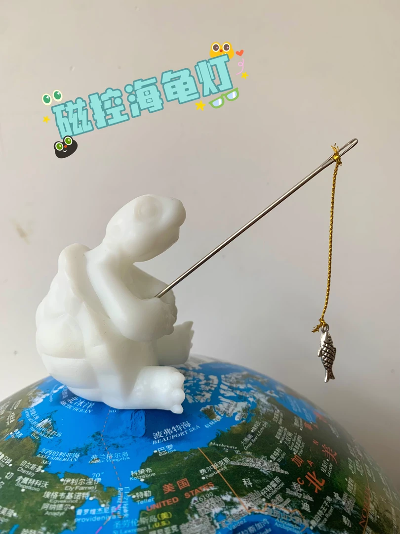 磁控乌龟灯摆件桌面摆件钓鱼乌龟灯
