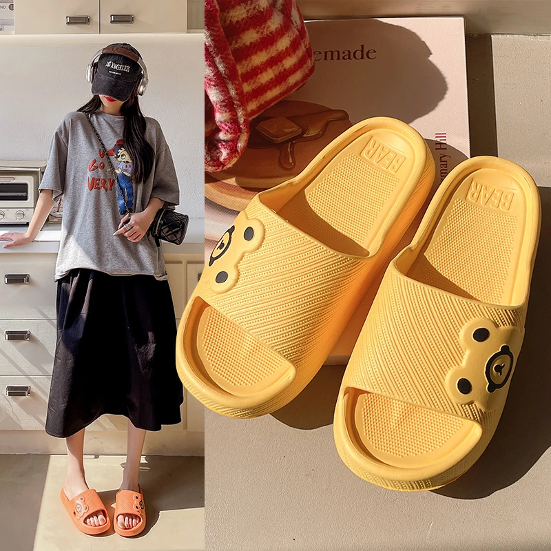 拖鞋女夏季室内防滑静音家用防臭情侣浴室洗澡软底男士女款凉拖鞋