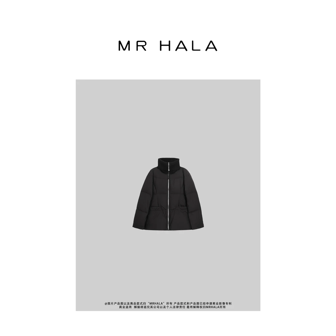 MRHALA/女装推荐 卡莫皮格姆解构主义羽绒服外套 90白鹅绒 YW2819