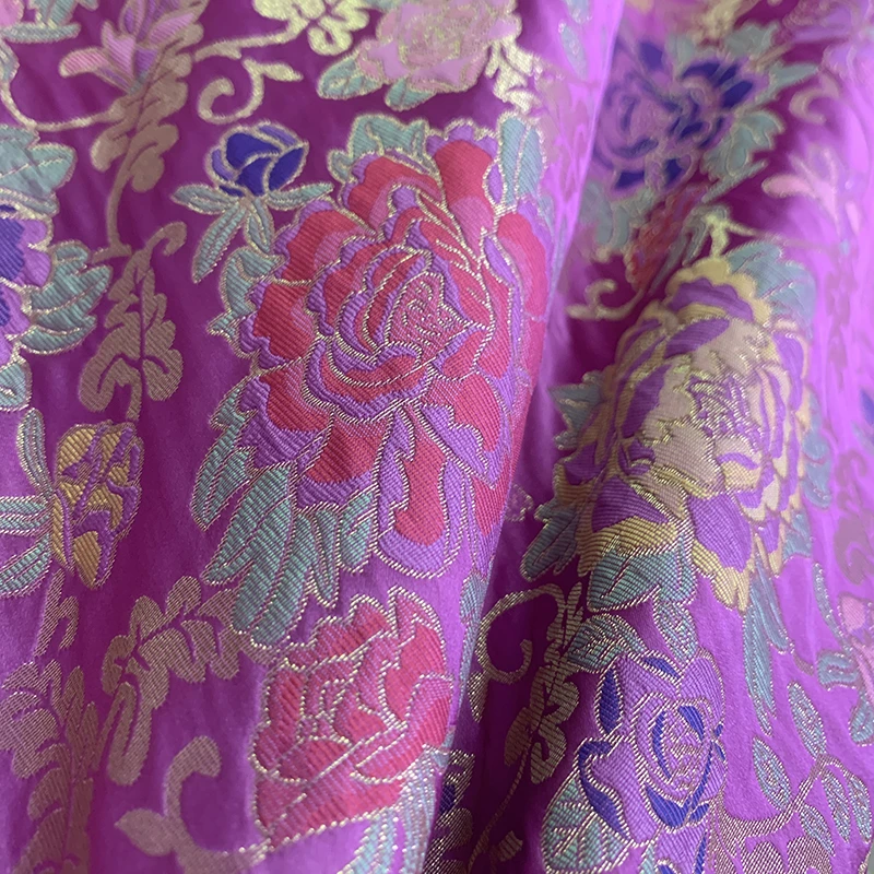 【繁花云锦】古风浮雕新中式外套上衣马甲面料（不支持七天无理由）